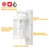 Inowel Wall Lights Outdoor Lantern with Dusk to Dawn Sensor E26 Bulb (Not Include) Max 28W 32331 - White