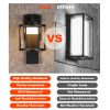 Inowel Wall Sconce Replaceable GX53 LED Bulb Porch Light Modern Waterproof Wall Lamps IP44 Waterproof Outdoor Garden Light 36309 - Black