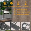 Inowel Wall Sconce Replaceable GX53 LED Bulb Porch Light Modern Waterproof Wall Lamps IP44 Waterproof Outdoor Garden Light 36309 - Grey
