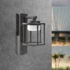Inowel Wall Sconce Replaceable GX53 LED Bulb Porch Light Modern Waterproof Wall Lamps IP44 Waterproof Outdoor Garden Light 36309 - Grey