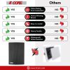 5 Core Wall Mount Speakers Outdoor 20W 2 Piece Stereo Wired Speaker Black for Studio Patio Pool Home Office Commercial Places 13T BLK 1PK (Pair)