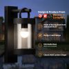 Inowel Wall Lights Outdoor Lantern with Dusk to Dawn Sensor E26 Bulb (Not Include) Max 28W 32331 - Grey