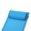 (Only for Pickup)Reclining Sun Lounger Set (Set of 2) - Blue