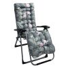 67x22in Chaise Lounger Cushion Recliner Rocking Chair Sofa Mat Deck Chair Cushion - Grey_GreenLeaf