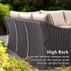7 Pcs Patio Sofa - as Pic