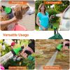 EVA Recoil Garden Hose Flexible Self-coiling Water Hose with 3/4' and 1/2' Adapter with 7 Spraying Modes for Boat Greenhouse Yard Patio - 20M