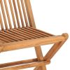9 Piece Folding Patio Dining Set Solid Teak Wood