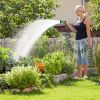 EVA Recoil Garden Hose Flexible Self-coiling Water Hose with 3/4' and 1/2' Adapter with 7 Spraying Modes for Boat Greenhouse Yard Patio - 20M