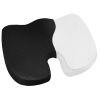 Seat Cushion Coccyx Orthopedic Memory Foam Cushion Tailbone Hip Support Chair Pillow for Office Car Seat - Black