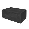 210D Waterproof Outdoor Furniture Cover Windproof Dustproof Patio Furniture Protector Oxford Cloth Garden 49.60x49.60x29.13 inch - L