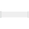 Patio Retractable Side Awning 55.1"x236.2" Cream