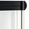 Free shipping 100 x 80 Household Application Door & Window Rain Cover Eaves Canopy White & Black Bracket YJ - black