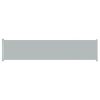 Patio Retractable Side Awning 55.1"x236.2" Gray