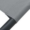 Patio Lounge Bed with Canopy and Pillows Gray - Grey