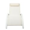 (Only for Pickup)Reclining Sun Lounger Set (Set of 2) - White