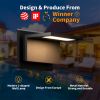 Inowel Wall Light Outdoor LED Wall Mount Lamp Modern Wall Mount Sconce Lantern Fixture for Porch Front Door 17309 - Black