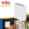 inowel Wall Lights Outdoor Wall Sconce Waterproof Outdoor Wall Lamps Up and Down Lighting Exterior Sconces Porch Lantern 19802 - White