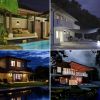 inowel Wall Lights Outdoor Wall Sconce Waterproof Outdoor Wall Lamps Up and Down Lighting Exterior Sconces Porch Lantern 19802 - Black