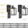 Inowel Wall Sconce Replaceable GX53 LED Bulb Porch Light Modern Waterproof Wall Lamps IP44 Waterproof Outdoor Garden Light 36309 - Grey