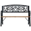 Patio Bench 47.2" Wood - Brown