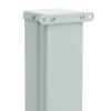 Patio Retractable Side Awning 55.1"x236.2" Gray