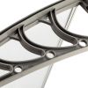 Free shipping 100 x 80 Household Application Door & Window Rain Cover Eaves Canopy White & Black Bracket YJ - grey