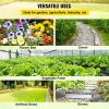 VEVOR Weed Barrier, 5.8oz Landscape Fabric, 4ft x 300ft Cover Mat Heavy Duty Woven Grass Control Geotextile for Garden, Patio, Black - Default