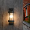 Inowel Wall Lights Outdoor Lantern with Dusk to Dawn Sensor E26 Bulb (Not Include) Max 28W 32331 - Grey