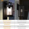 Inowel Wall Lights Outdoor Lantern with Dusk to Dawn Sensor E26 Bulb (Not Include) Max 28W 32331 - Grey