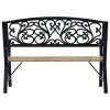 Patio Bench 47.2" Wood - Brown