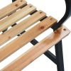 Patio Bench 47.2" Wood - Brown