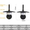 Inowel Wall Light Outdoor LED Barn Lights Wall Mount Lamp Modern Wall Sconce Lighting GX53 LED Bulb Lantern 36607